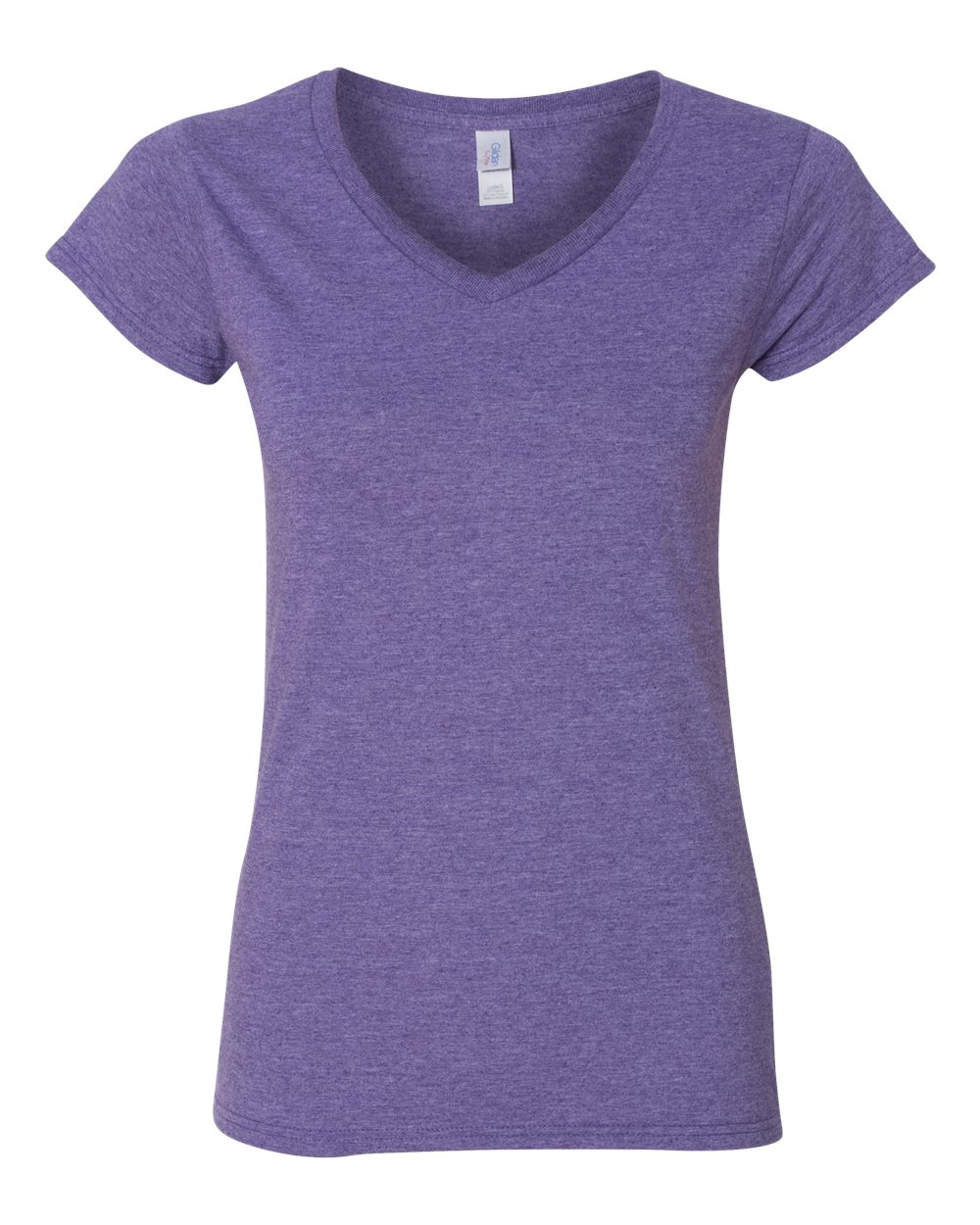 Gildan Women's Softstyle® V-Neck T-Shirt - 64V00L Heather Purple
