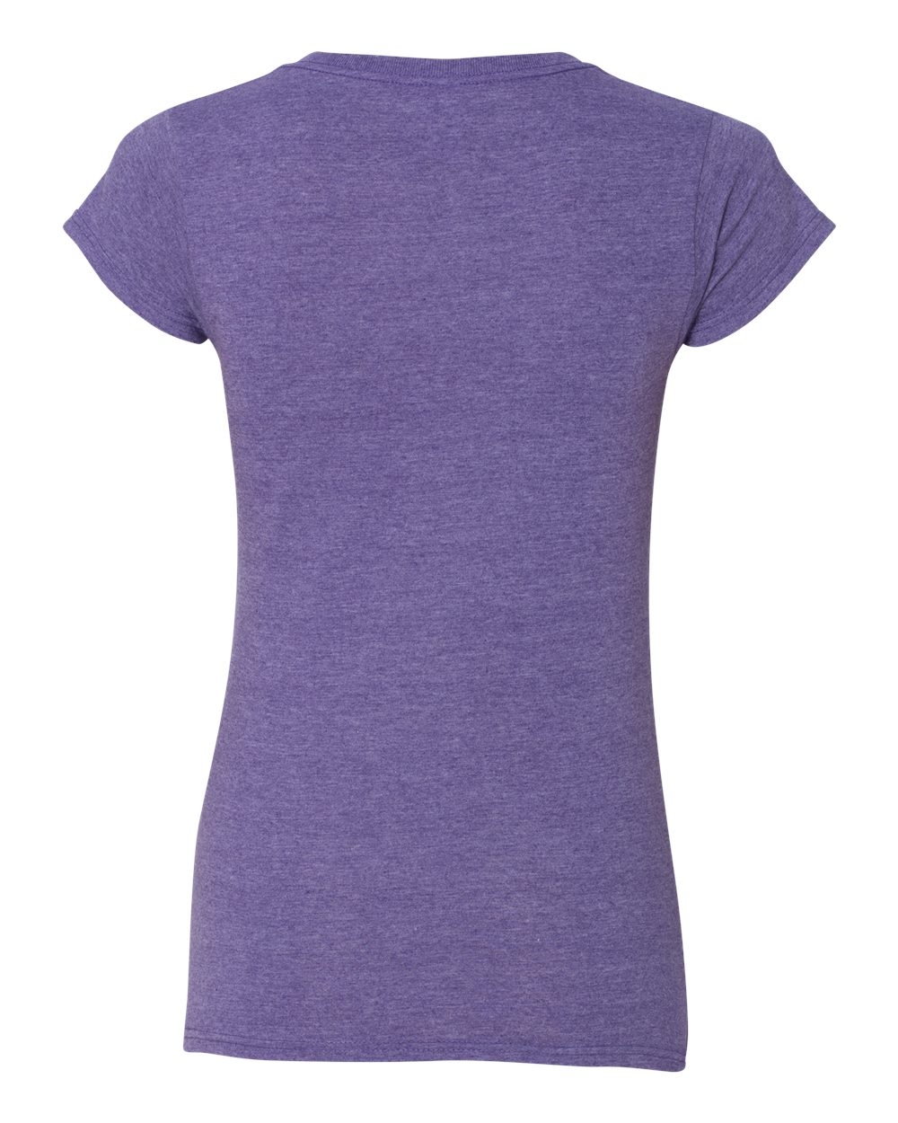 Gildan Women's Softstyle® V-Neck T-Shirt - 64V00L Heather Purple