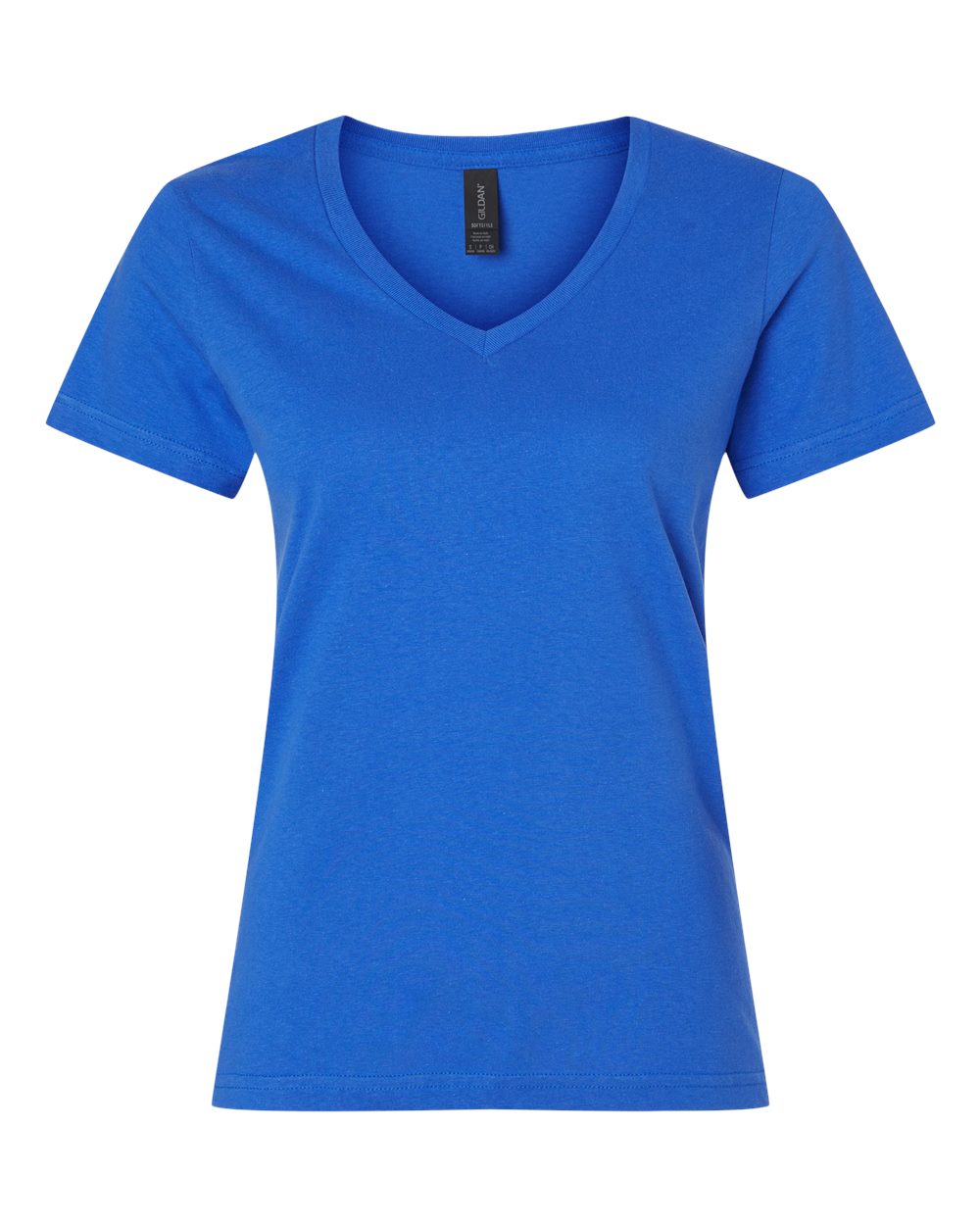 Gildan Women's Softstyle® V-Neck T-Shirt - 64V00L Royal