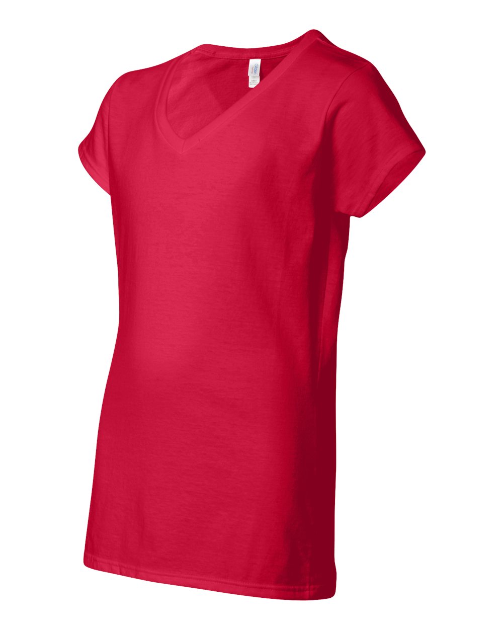 Gildan Women's Softstyle® V-Neck T-Shirt - 64V00L Cherry Red