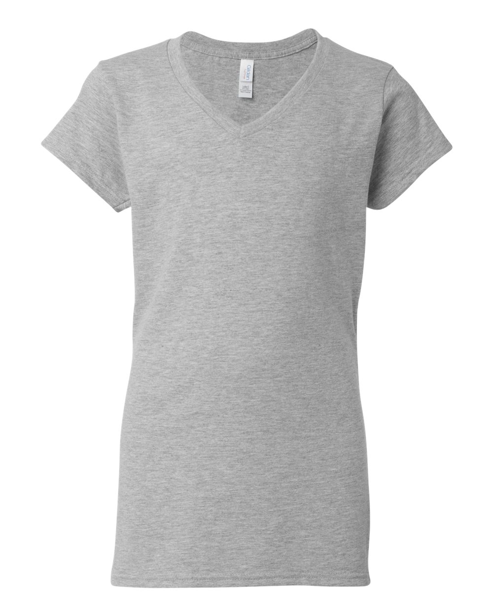 Gildan Women's Softstyle® V-Neck T-Shirt - 64V00L Sport Grey