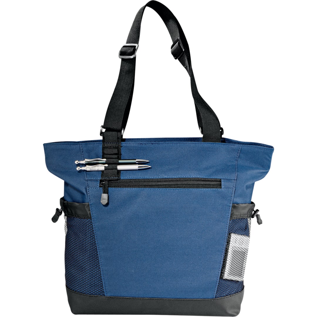 Urban Passage Zippered Travel Business Tote - 8400-30 Blue