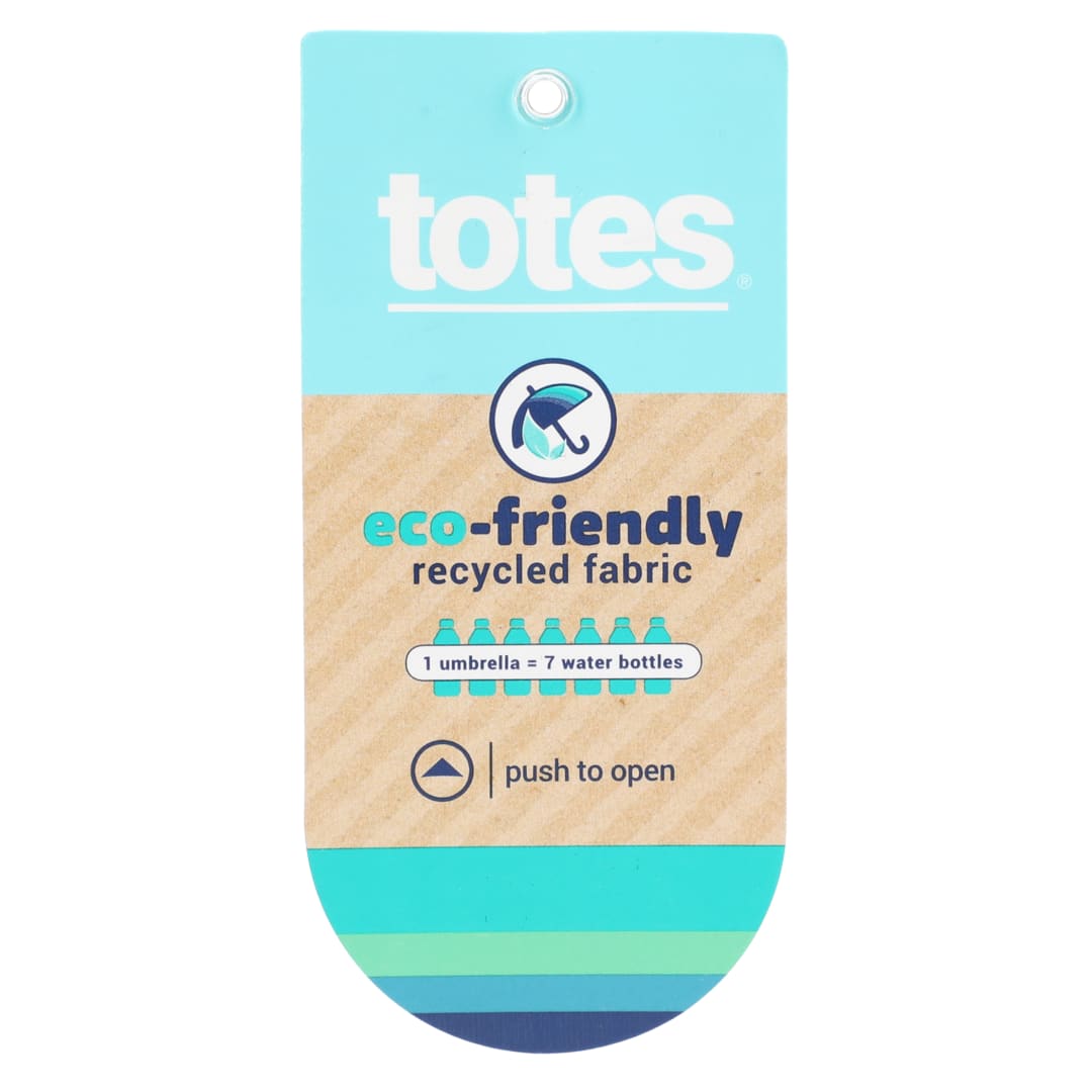 totes 42&quot; totes&#174; 3 Section Auto Open Umbrella - 8850-01 Black