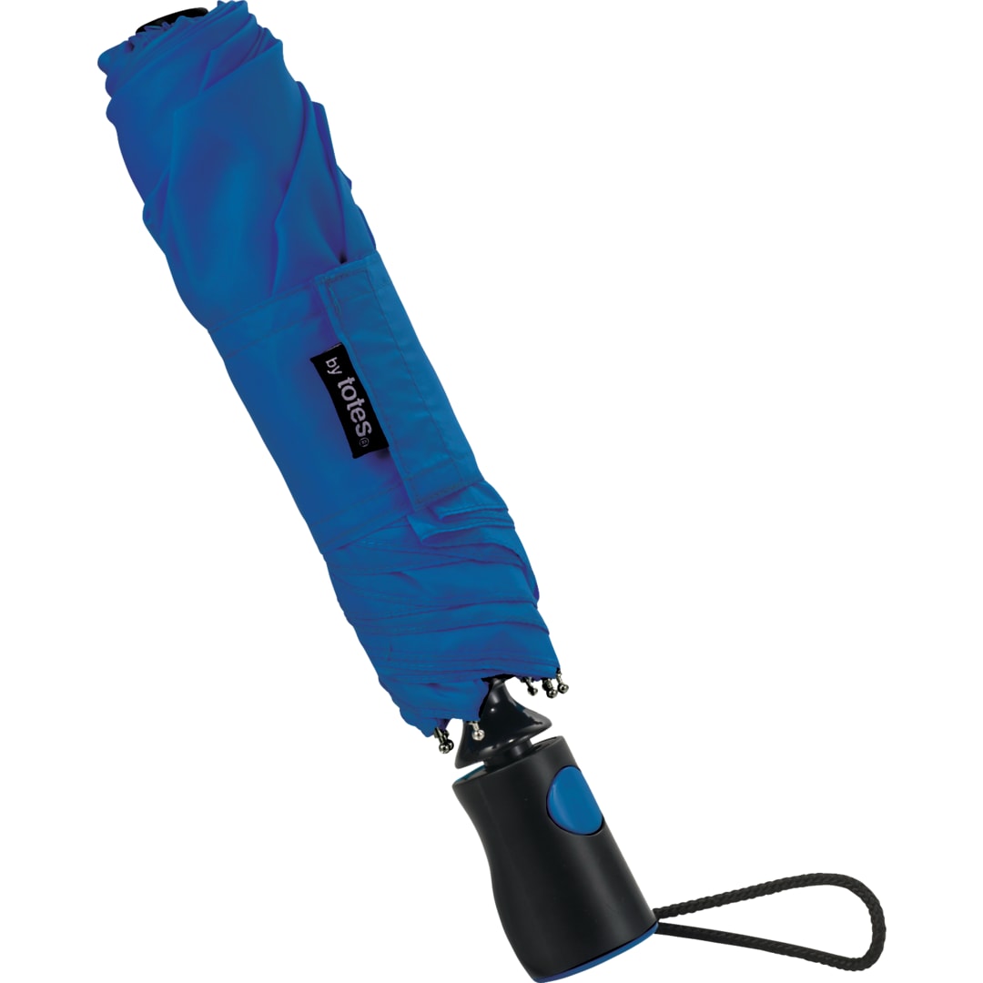 totes 42" totes® 3 Section Auto Open Umbrella - 8850-01 Blue