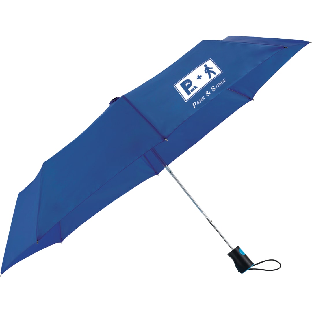 totes 42" totes® 3 Section Auto Open Umbrella - 8850-01 Blue