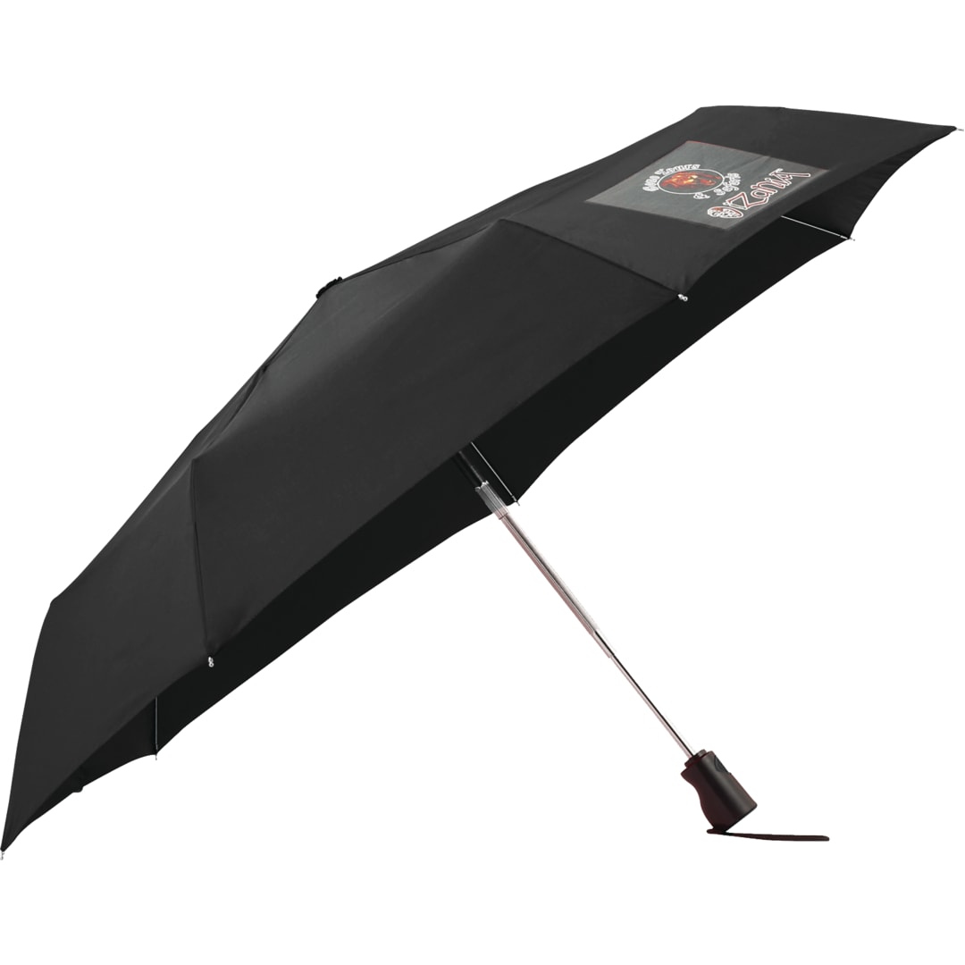 totes 44" totes® 3 Section Auto Open/Close Umbrella - 8850-02 Black