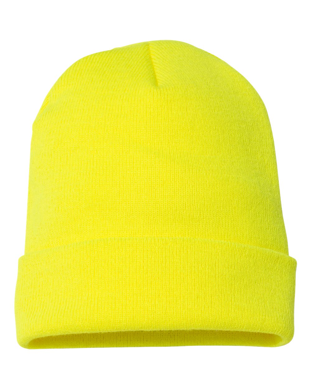 YP Classics Cuffed Beanie - 1501KC Safety Yellow