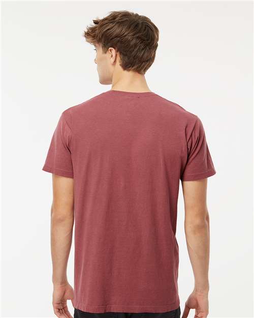 M&O Unisex Vintage Garment-Dyed T-Shirt - 6500M - 6500MM Brick