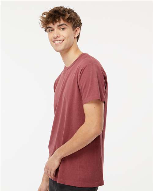 M&O Unisex Vintage Garment-Dyed T-Shirt - 6500M - 6500MM Brick