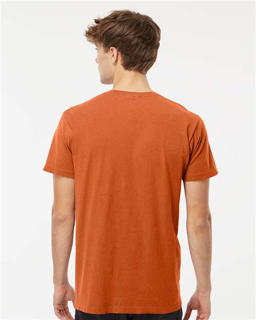 M&O Unisex Vintage Garment-Dyed T-Shirt - 6500M - 6500MM Burnt Orange