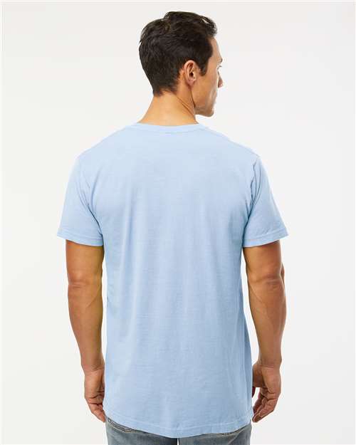 M&O Unisex Vintage Garment-Dyed T-Shirt - 6500M - 6500MM Chambray