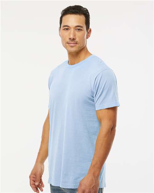 M&O Unisex Vintage Garment-Dyed T-Shirt - 6500M - 6500MM Chambray