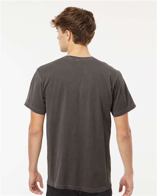 M&O Unisex Vintage Garment-Dyed T-Shirt - 6500M - 6500MM Charcoal