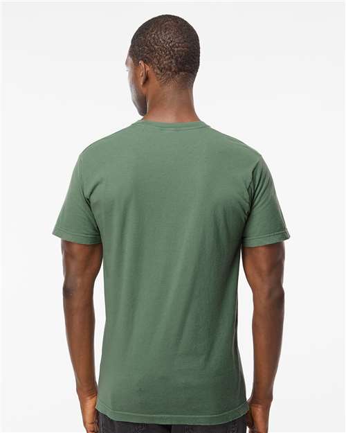 M&O Unisex Vintage Garment-Dyed T-Shirt - 6500M - 6500MM Light Green