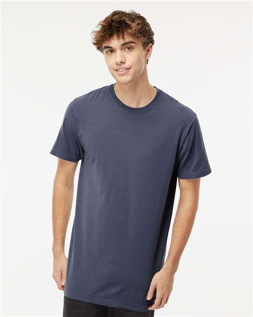 M&O Unisex Vintage Garment-Dyed T-Shirt - 6500M - 6500MM Navy