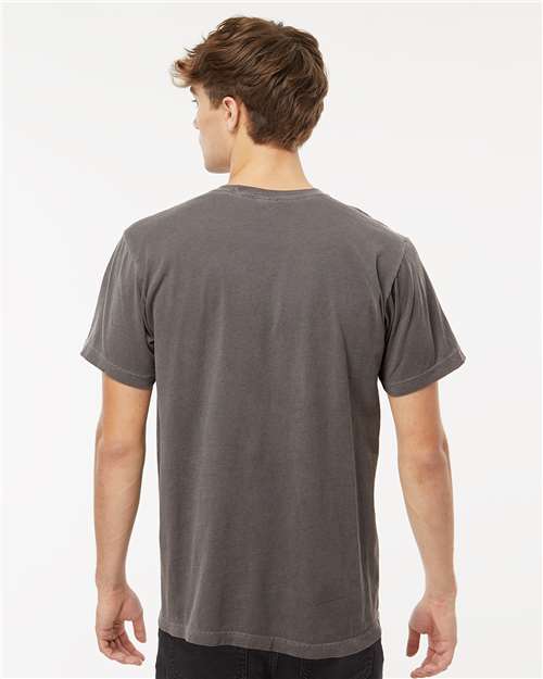 M&O Unisex Vintage Garment-Dyed T-Shirt - 6500M - 6500MM Pepper