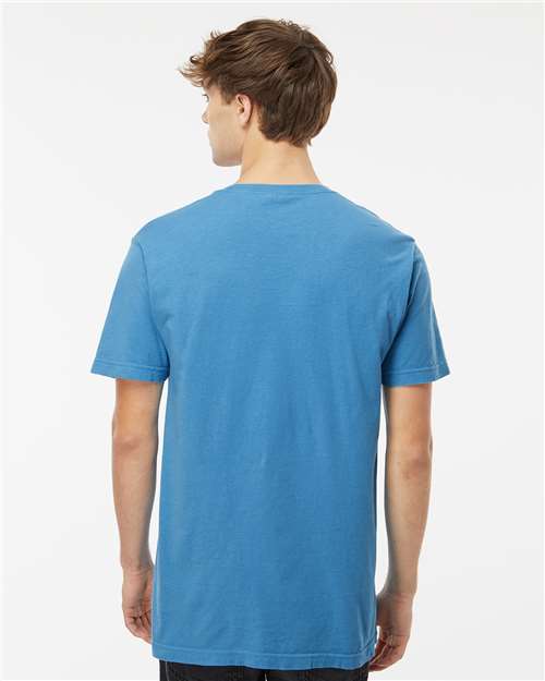 M&O Unisex Vintage Garment-Dyed T-Shirt - 6500M - 6500MM Royal Caribe