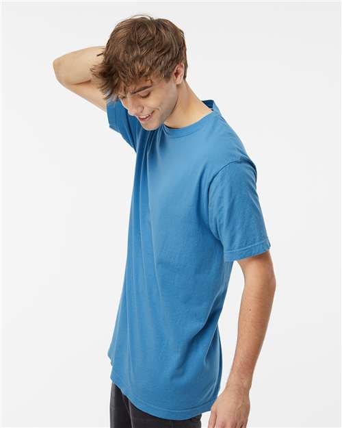 M&O Unisex Vintage Garment-Dyed T-Shirt - 6500M - 6500MM Royal Caribe