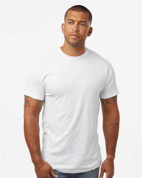 M&O Unisex Vintage Garment-Dyed T-Shirt - 6500M - 6500MM White