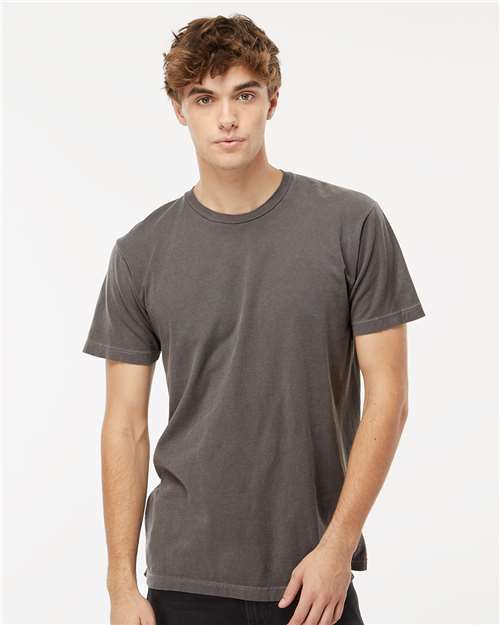 M&O Unisex Vintage Garment-Dyed T-Shirt - 6500M - 6500MM Pepper