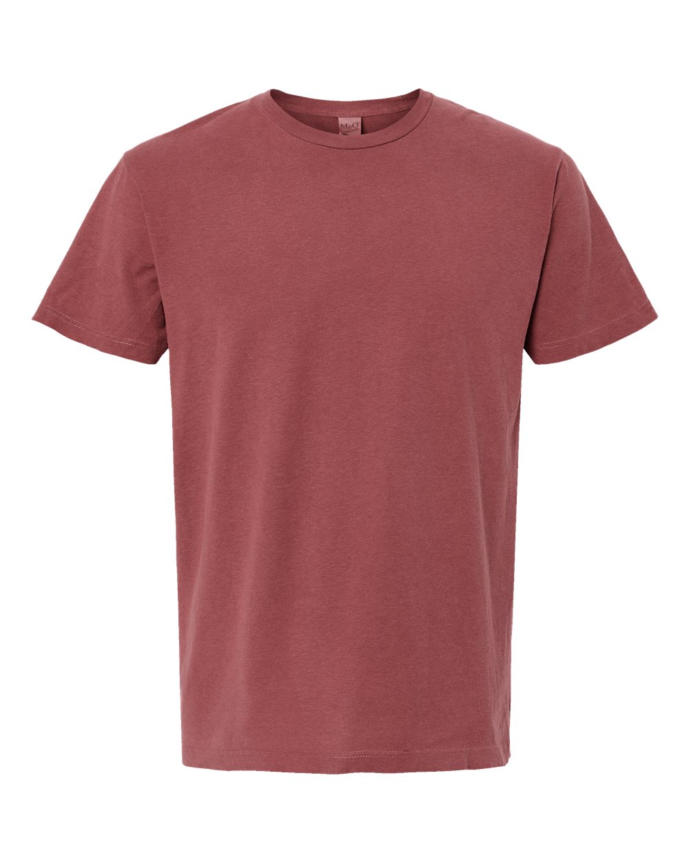 M&O Unisex Vintage Garment-Dyed T-Shirt - 6500M - 6500MM Brick