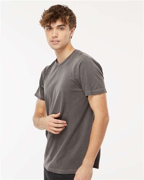 M&O Unisex Vintage Garment-Dyed T-Shirt - 6500M - 6500MM Pepper
