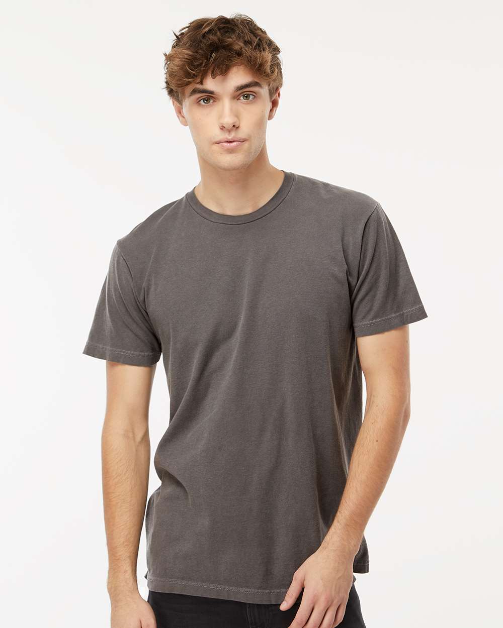 M&O Unisex Vintage Garment-Dyed T-Shirt - 6500M - 6500MM Pepper