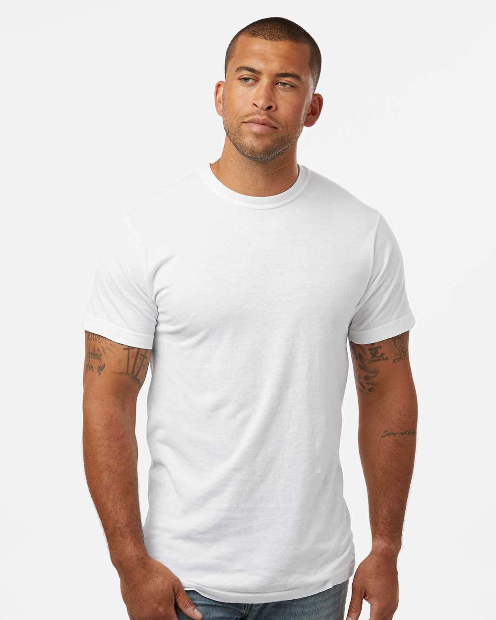 M&O Unisex Vintage Garment-Dyed T-Shirt - 6500M - 6500MM White