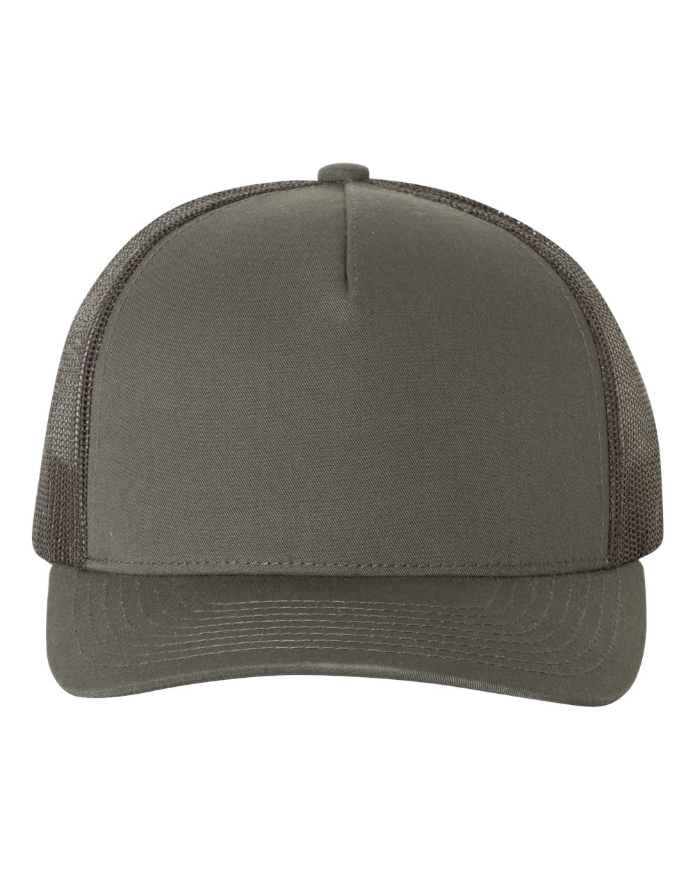 YP Classics Five-Panel Retro Trucker Cap - 6506 - 6506S Charcoal