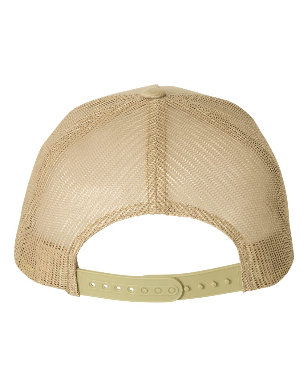 YP Classics Five-Panel Retro Trucker Cap - 6506 - 6506S Khaki