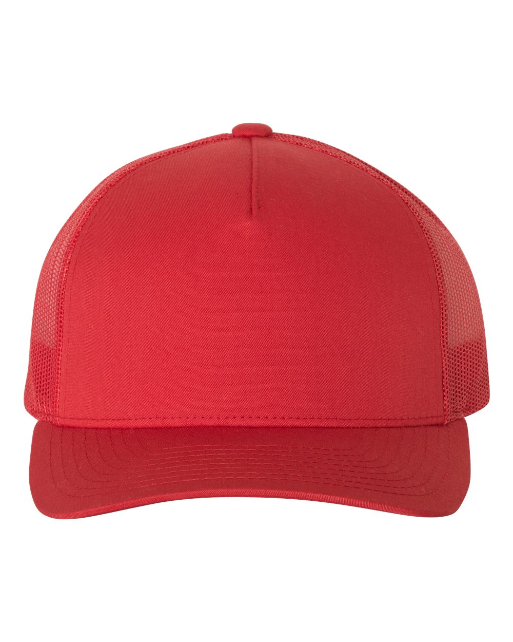 YP Classics Five-Panel Retro Trucker Cap - 6506 - 6506S Red