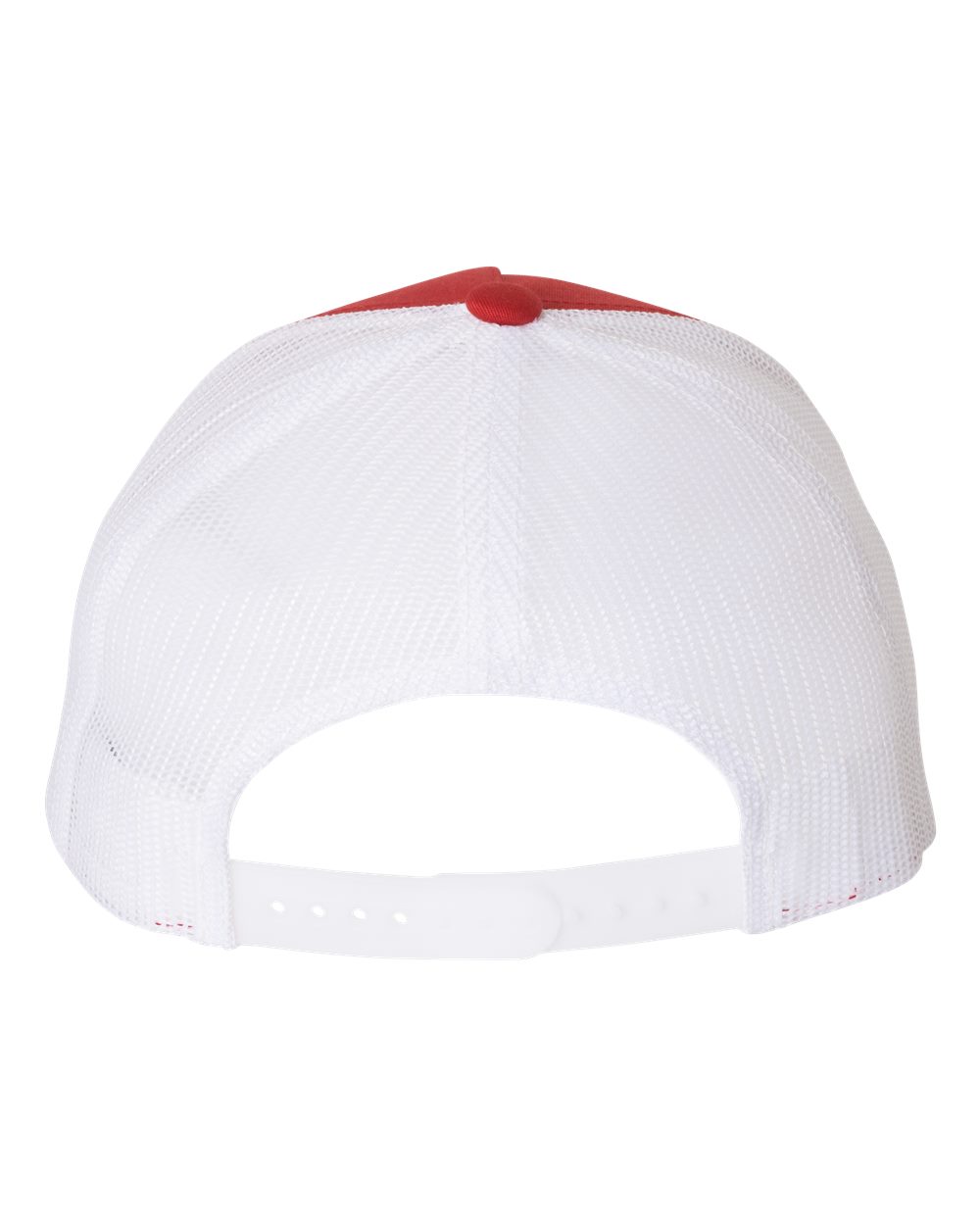 YP Classics Five-Panel Retro Trucker Cap - 6506 - 6506S Red- White