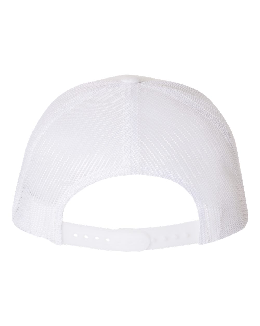 YP Classics Five-Panel Retro Trucker Cap - 6506 - 6506S White