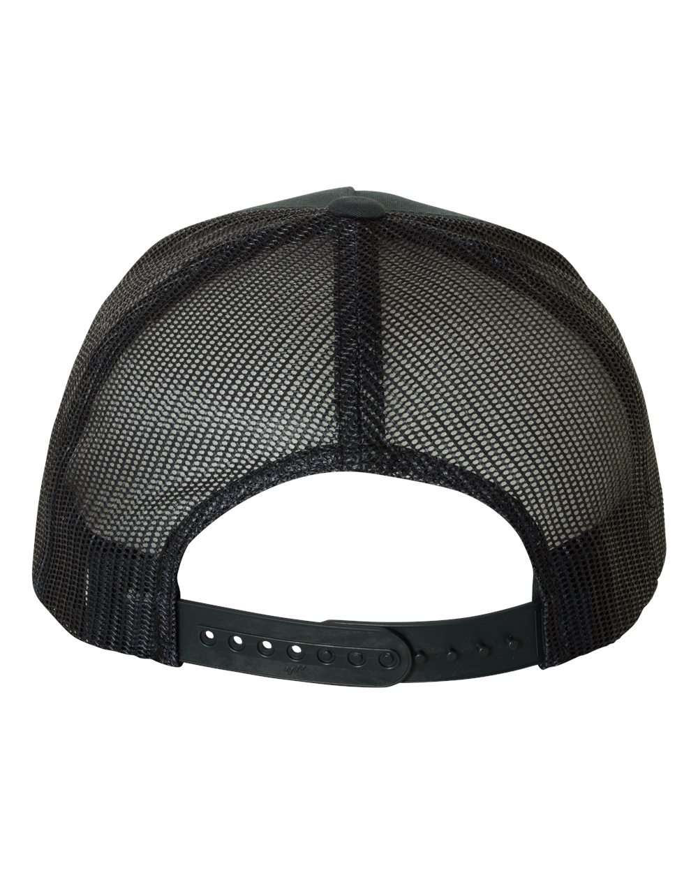 YP Classics Five-Panel Retro Trucker Cap - 6506 - 6506S Black