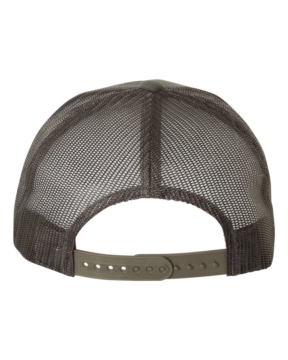 YP Classics Five-Panel Retro Trucker Cap - 6506 - 6506S Charcoal