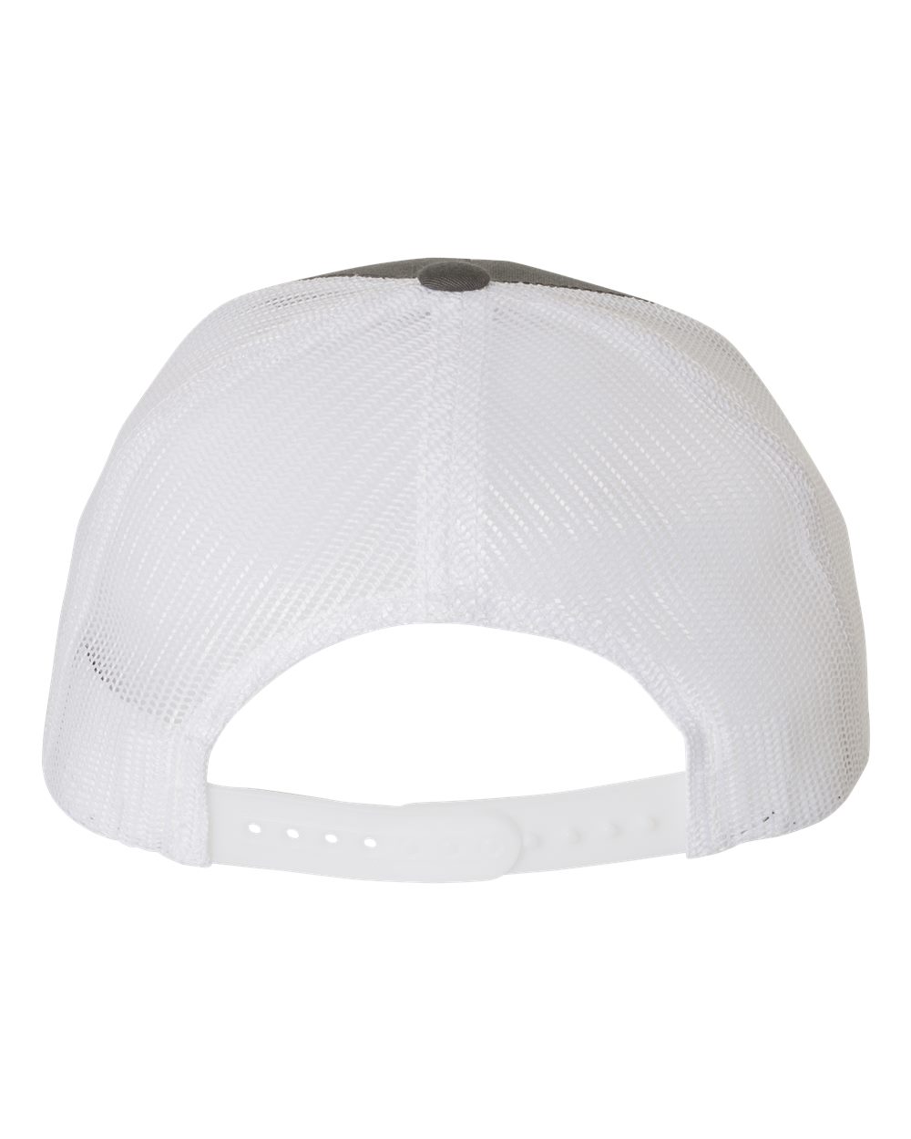 YP Classics Five-Panel Retro Trucker Cap - 6506 - 6506S Charcoal- White