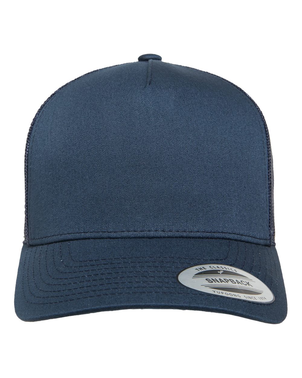 YP Classics Five-Panel Retro Trucker Cap - 6506 - 6506S Navy
