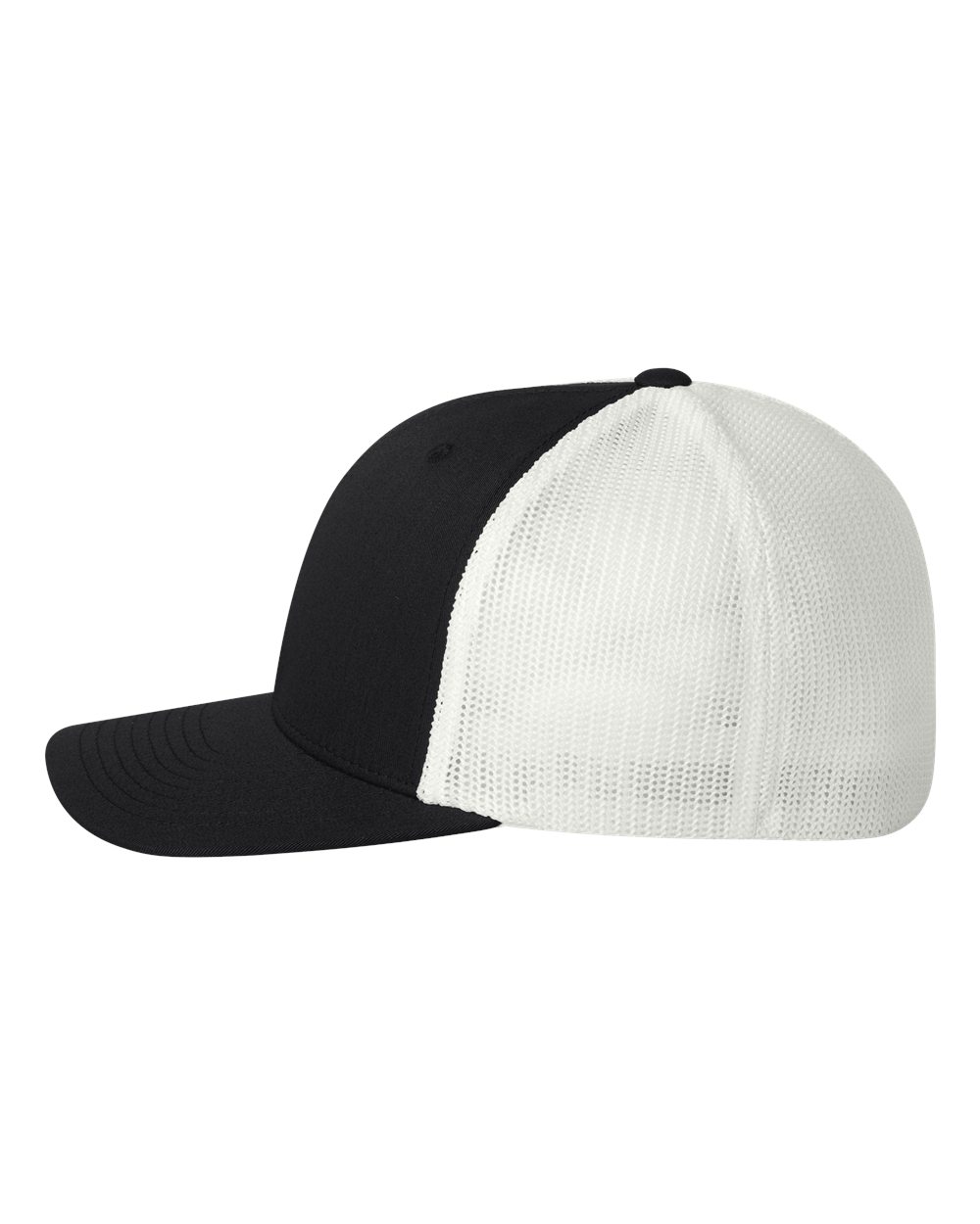 Flexfit Trucker Cap - 6511 Black- White