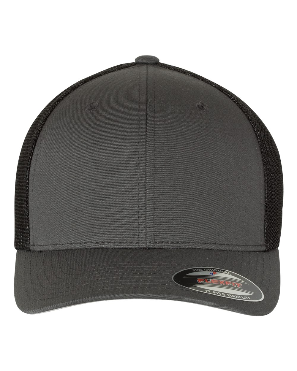 Flexfit Trucker Cap - 6511 Charcoal- Black