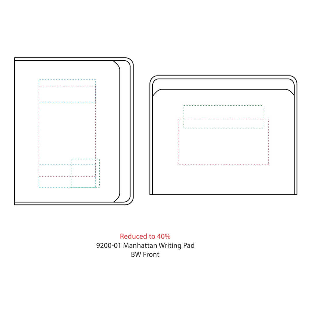 FSC&#174; Mix Manhattan Writing Pad - 9200-01 Black
