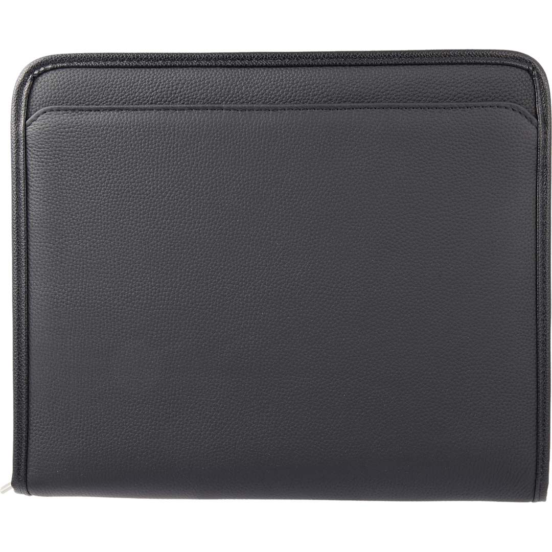 FSC® Mix Manhattan Zippered Padfolio - 9200-10 Black