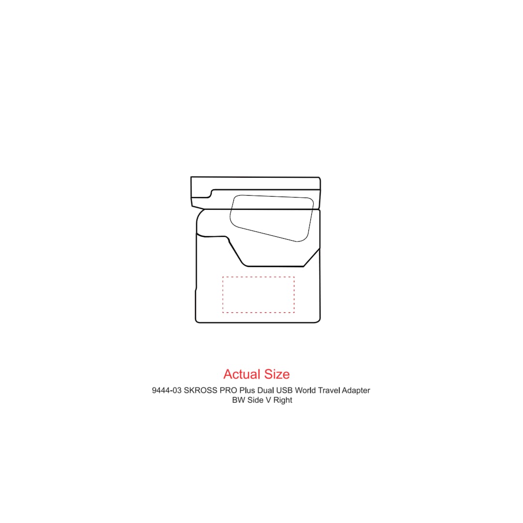 Skross SKROSS World Travel Adapter PRO World &amp; USB - 9444-03 White
