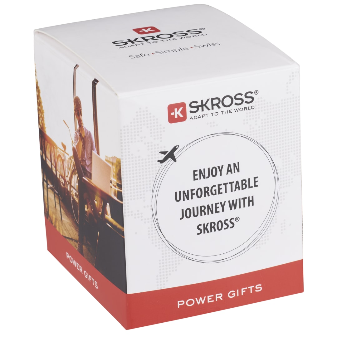 Skross SKROSS World Travel Adapter PRO World &amp; USB - 9444-03 White