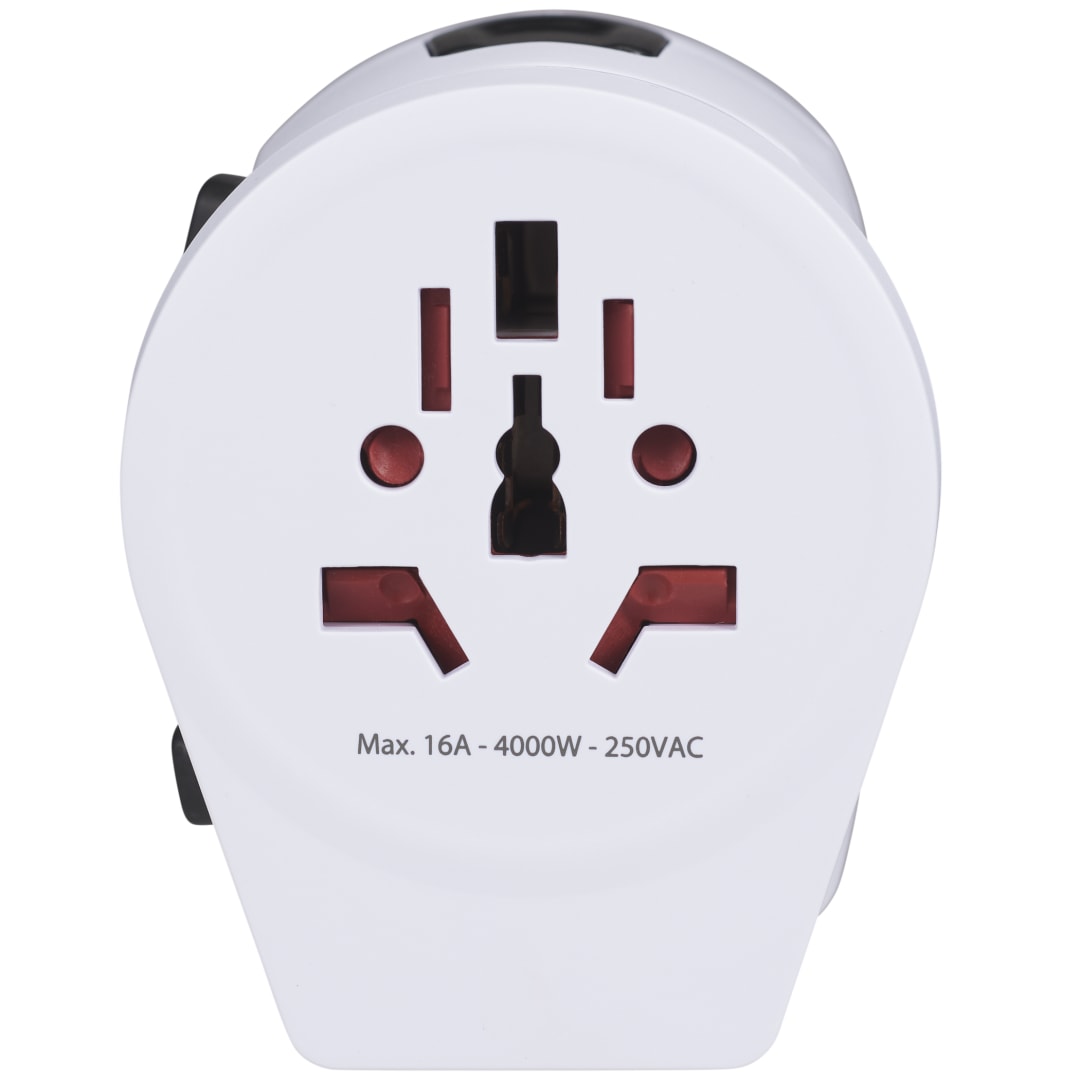 Skross SKROSS World Travel Adapter PRO World &amp; USB - 9444-03 White