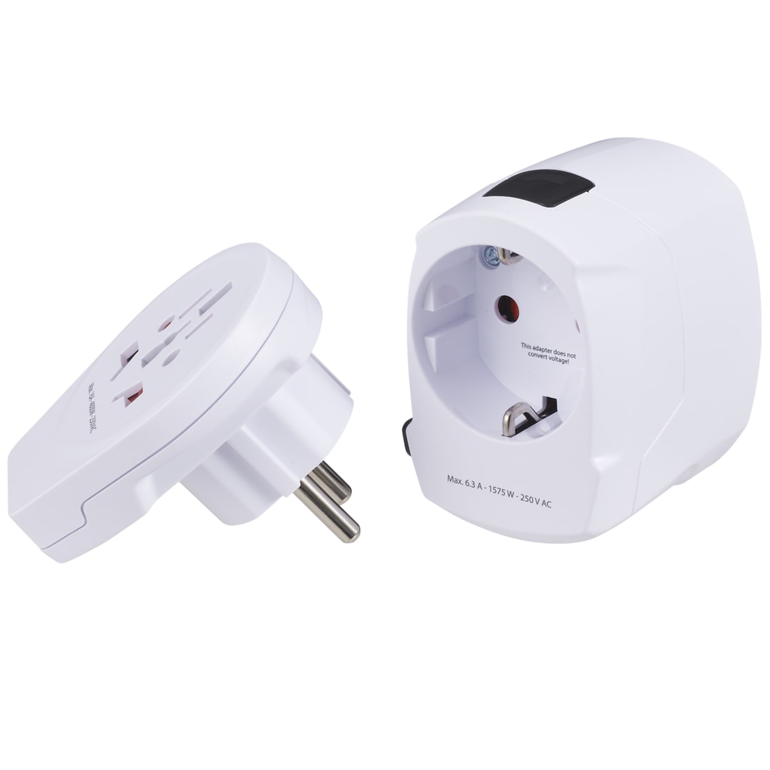 Skross SKROSS World Travel Adapter PRO World &amp; USB - 9444-03 White