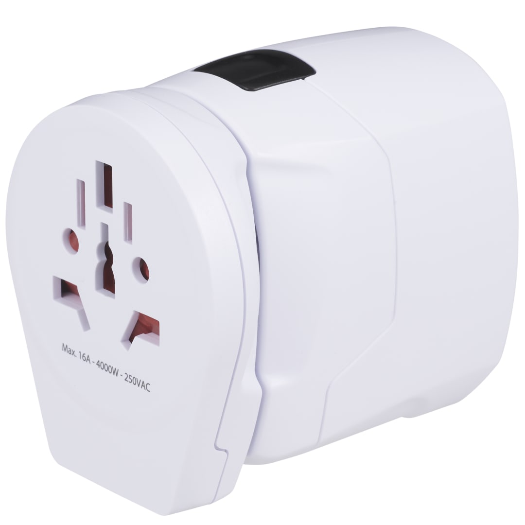 Skross SKROSS World Travel Adapter PRO World &amp; USB - 9444-03 White