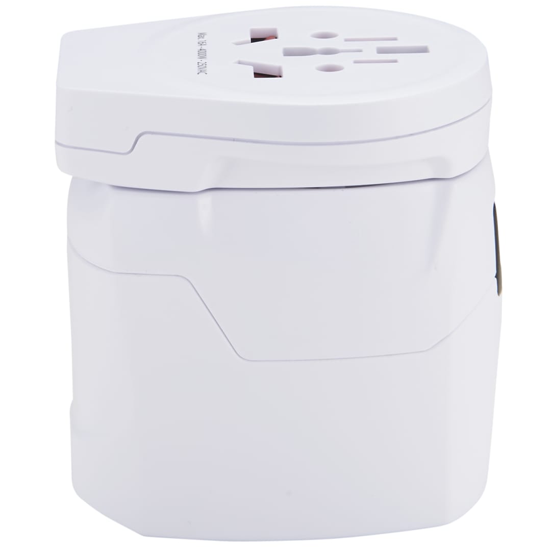 Skross SKROSS World Travel Adapter PRO World &amp; USB - 9444-03 White