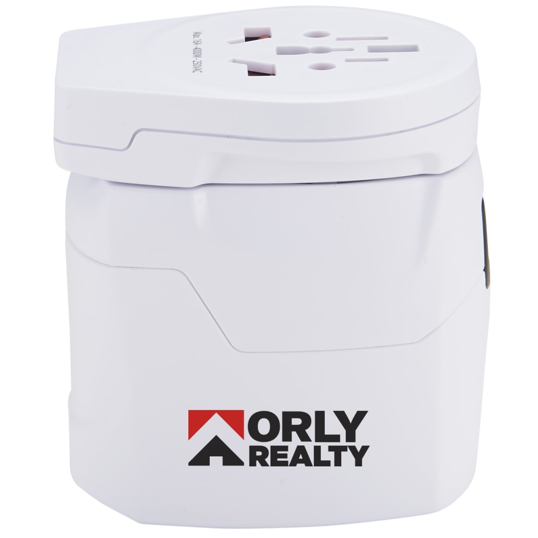 Skross SKROSS World Travel Adapter PRO World &amp; USB - 9444-03 White