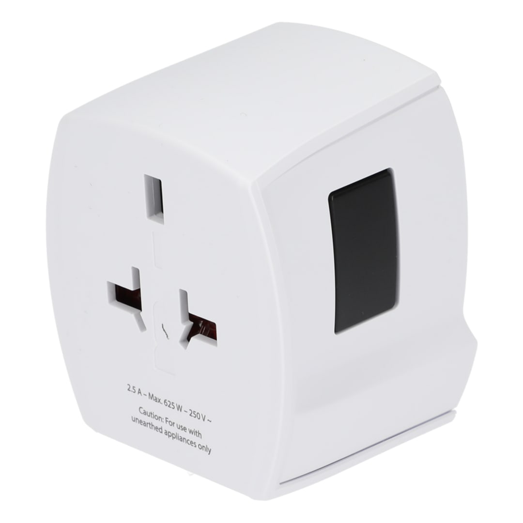 Skross SKROSS World Travel Adapter MUV USB Type A &amp; Type - 9444-05 White