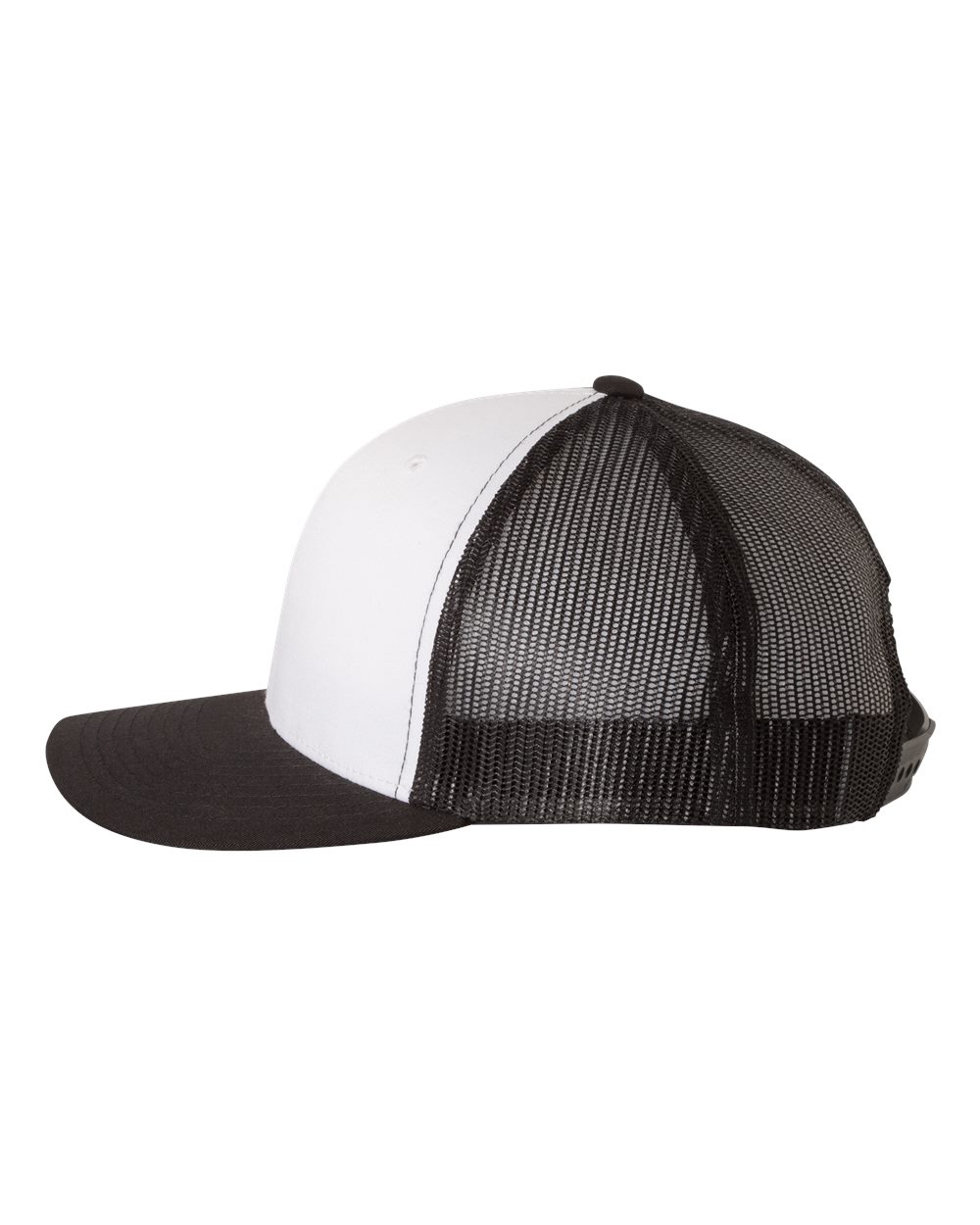 YP Classics Retro Trucker Cap - 6606 Black- White- Black